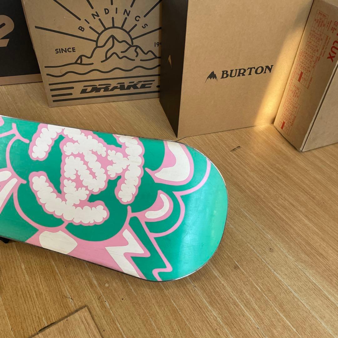 K2　キッズスノーボードセット　バイン付3点セット　110㎝