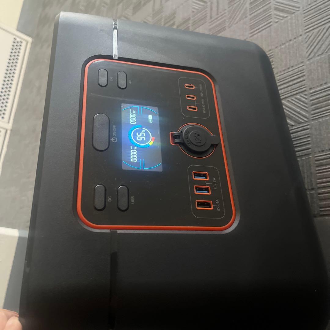 アウトドア充電式ポータブルインバーター　発電所　1200w 新品PSEマークあり