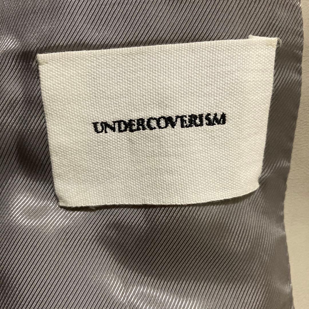 美品　UNDERCOVERISM パデッドレザージャケット　H4202-1