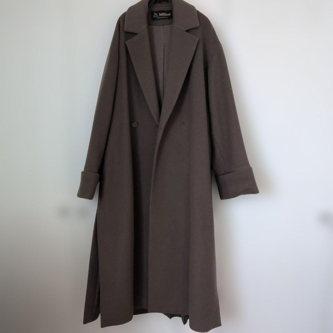 Styling/ ロングチェスターコートkeishirahataブラウン