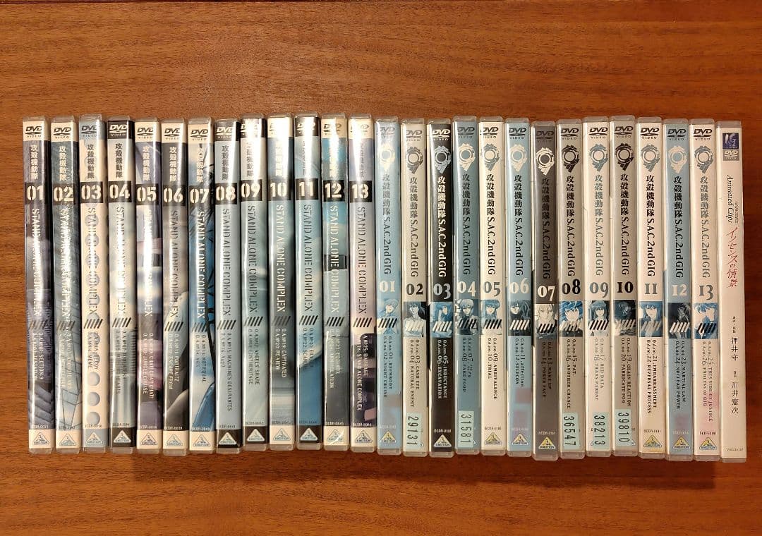 攻殻機動隊　1期+2期　DVDセット