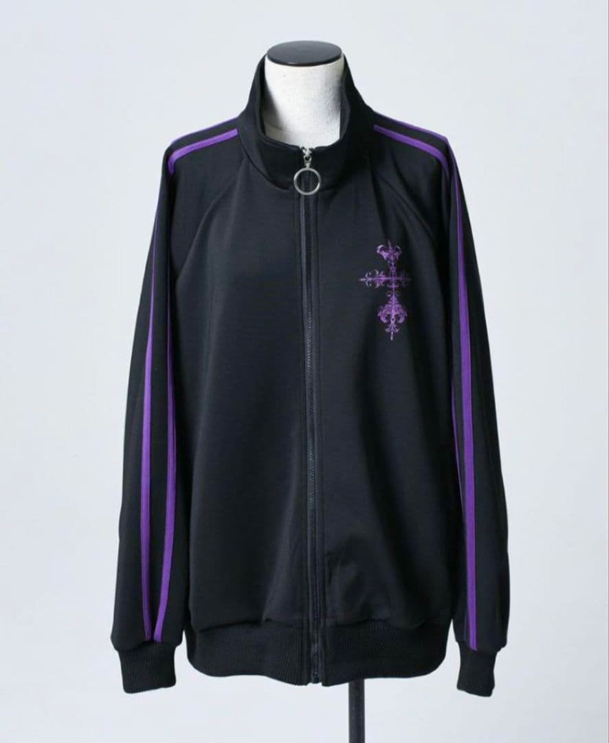 レフレム/REFLEM バックプリントジャージトラックジャケット