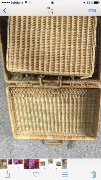 アンティークバスケット