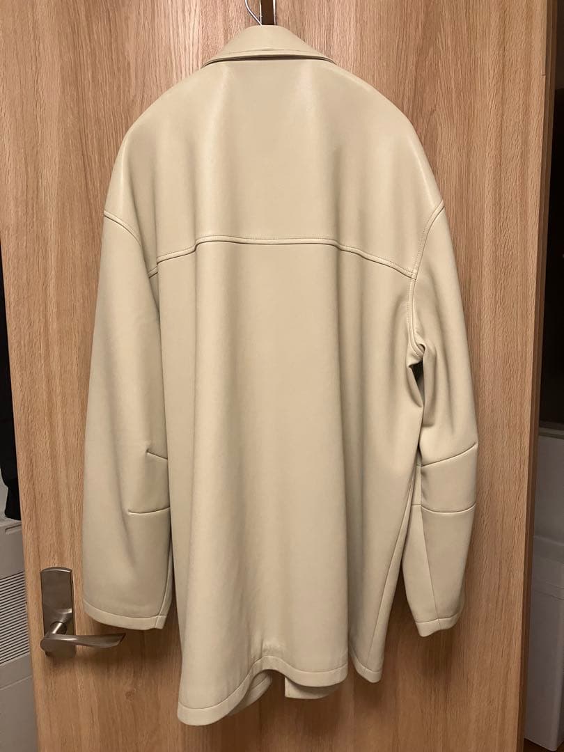 anuke クリーム色 オーバーサイズジャケット