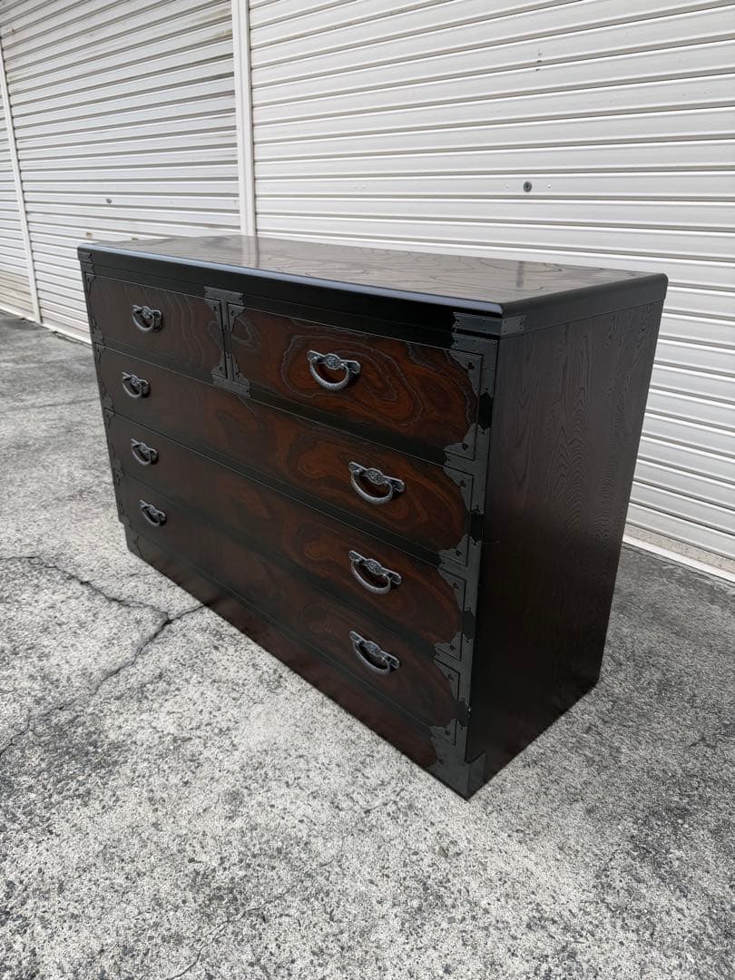 三丸家具工芸 チェスト 和家具 収納 整理箪笥 タンス 和箪笥 時代物 民芸家具