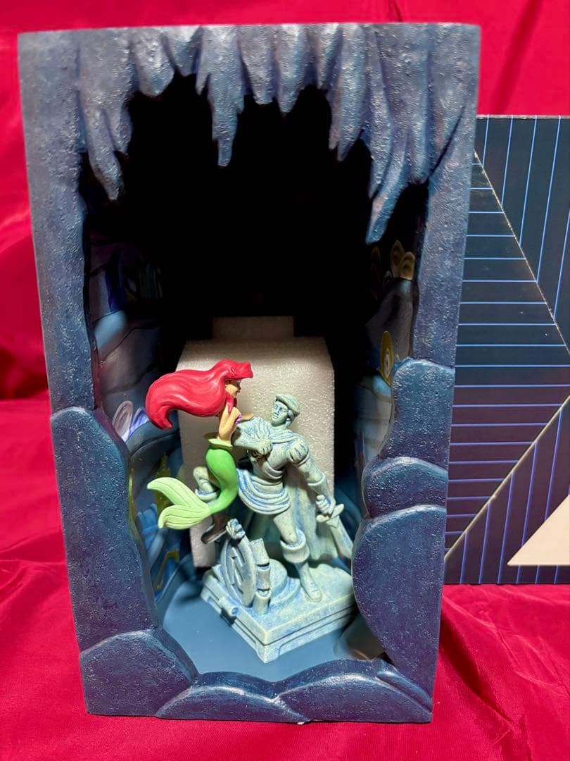 リトルマーメイド　ブックエンド　エネスコ　置物　ライト　本立て　ショーケース