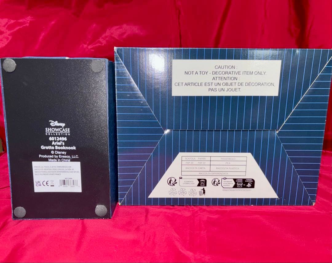 リトルマーメイド　ブックエンド　エネスコ　置物　ライト　本立て　ショーケース