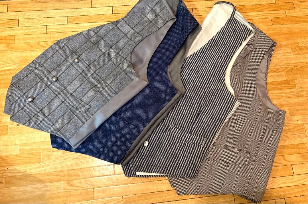 import生地使用／オーダーダブルジレ・4セット