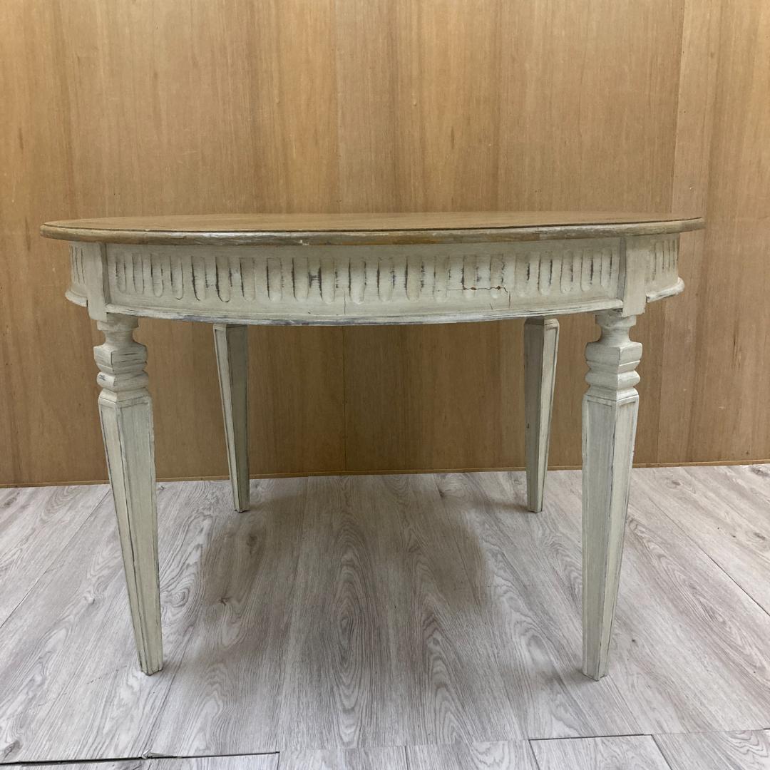 ブランドジュリエ 　ラウンドテーブル 　フレンチ 　シャビー 　丸テーブル