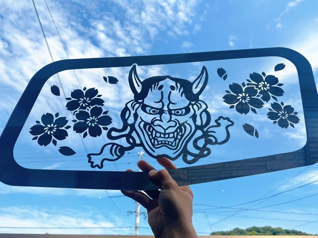 ふそう スーパーグレート 安全窓 デコトラ ミラー 透明タイプ アンドン板