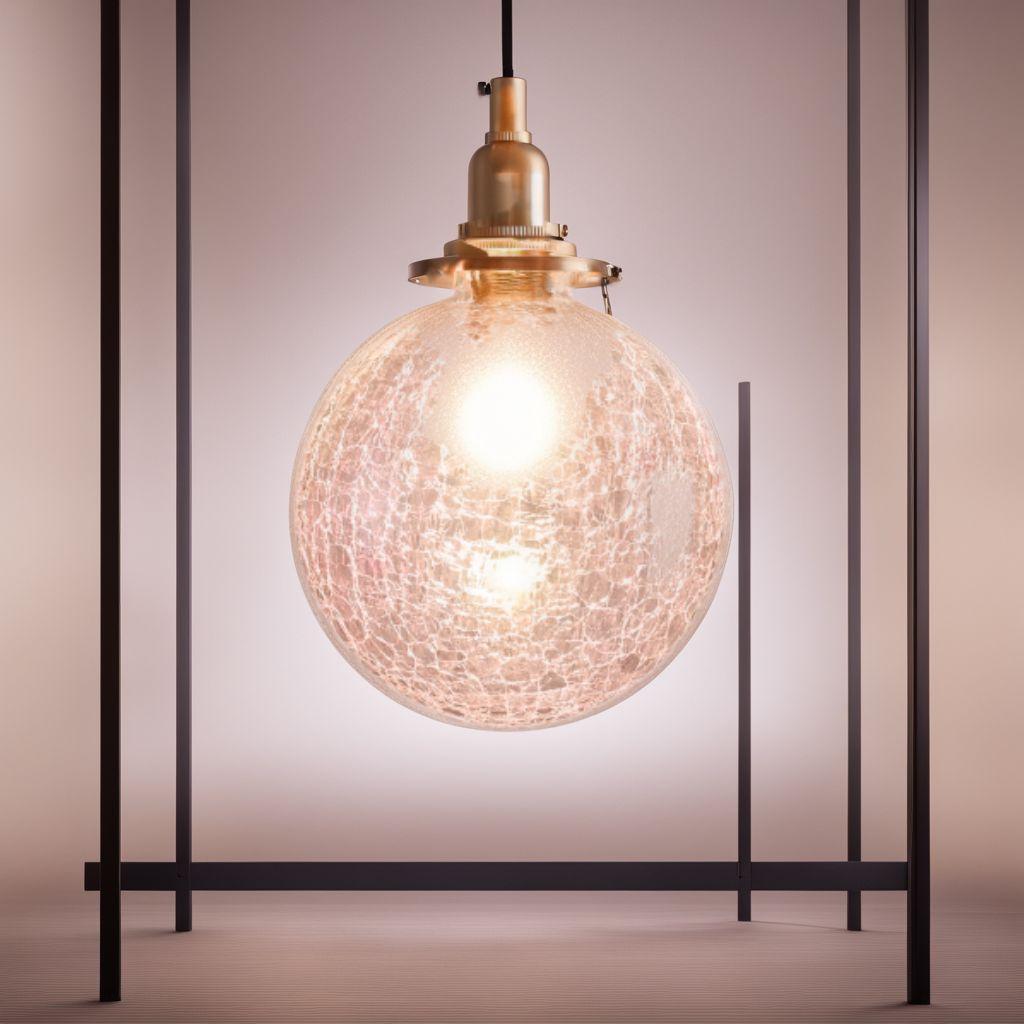 吊り下げ アンティーク 小ぶり 真鍮 ガラスペンダントライト