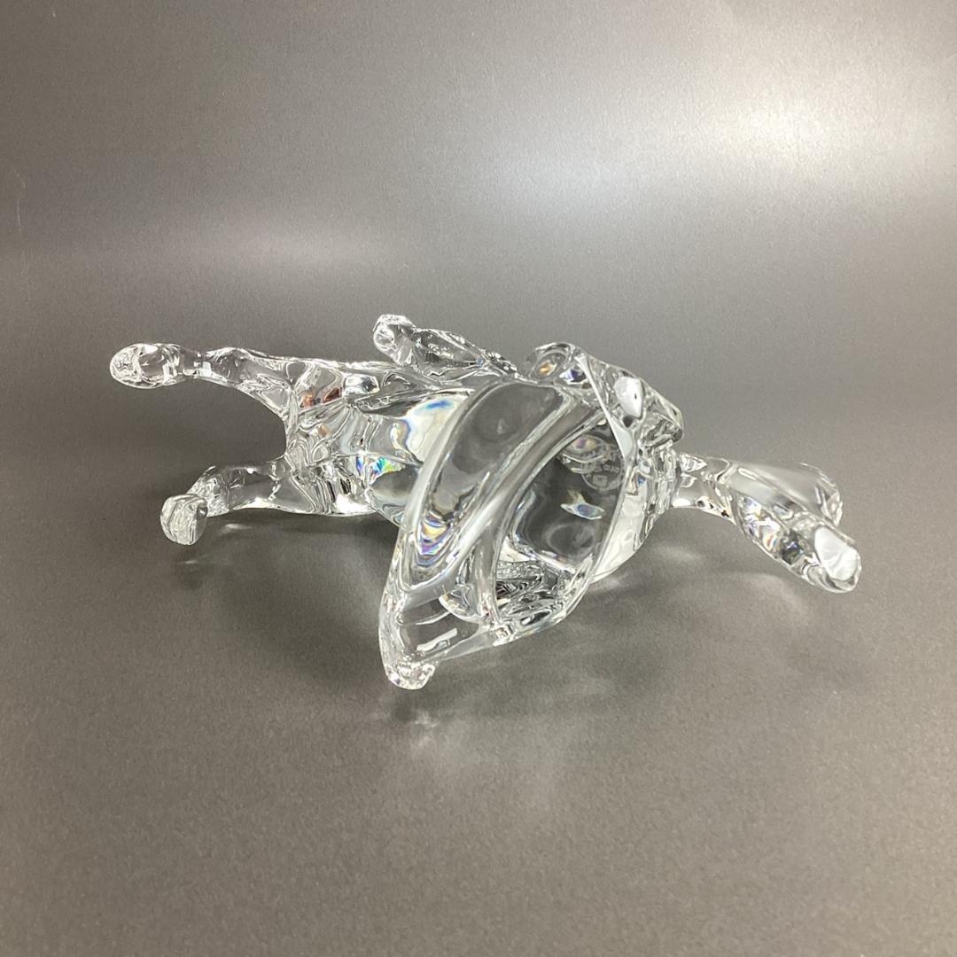 ★美品★バカラ いななく馬 跳ね馬 ジャンピングホース 置物 Baccarat
