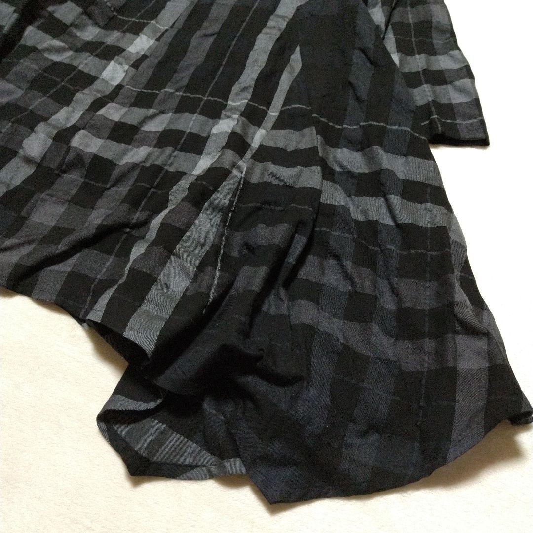 美品　慈雨　ロングコート　黒　L　センソユニコ　はおり　ロングワンピース