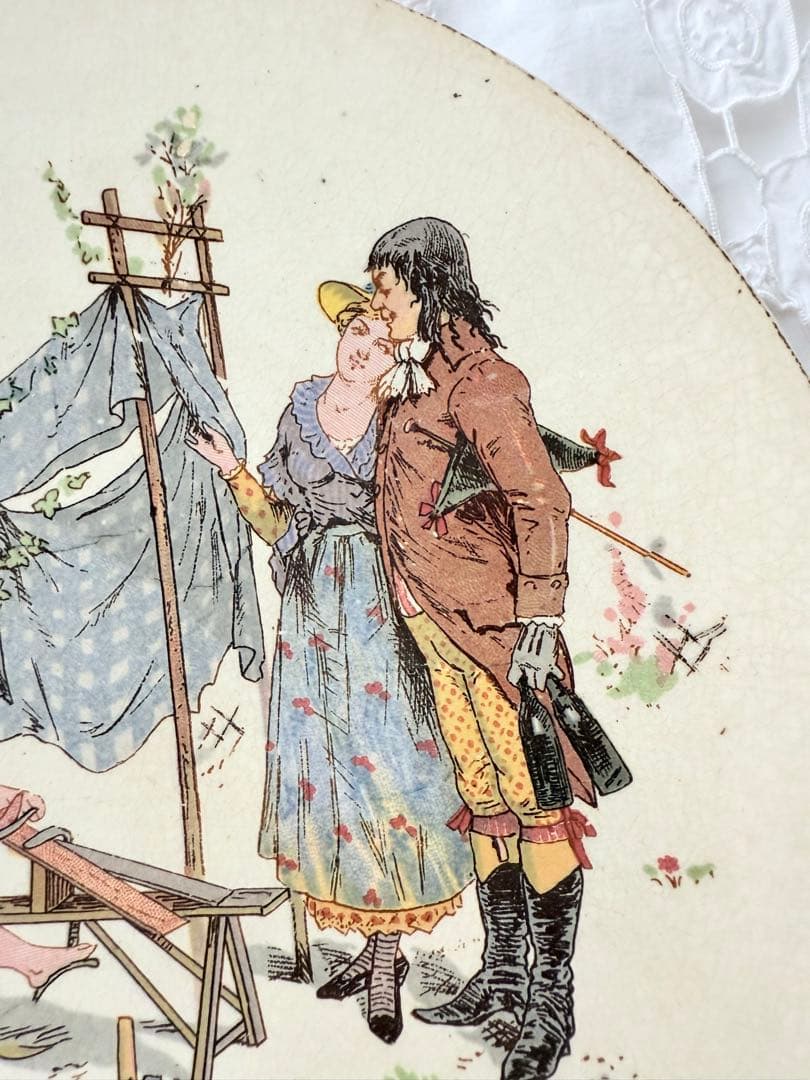 サルグミンヌ アンファンリシャール アンティークプレート フランスアンティーク