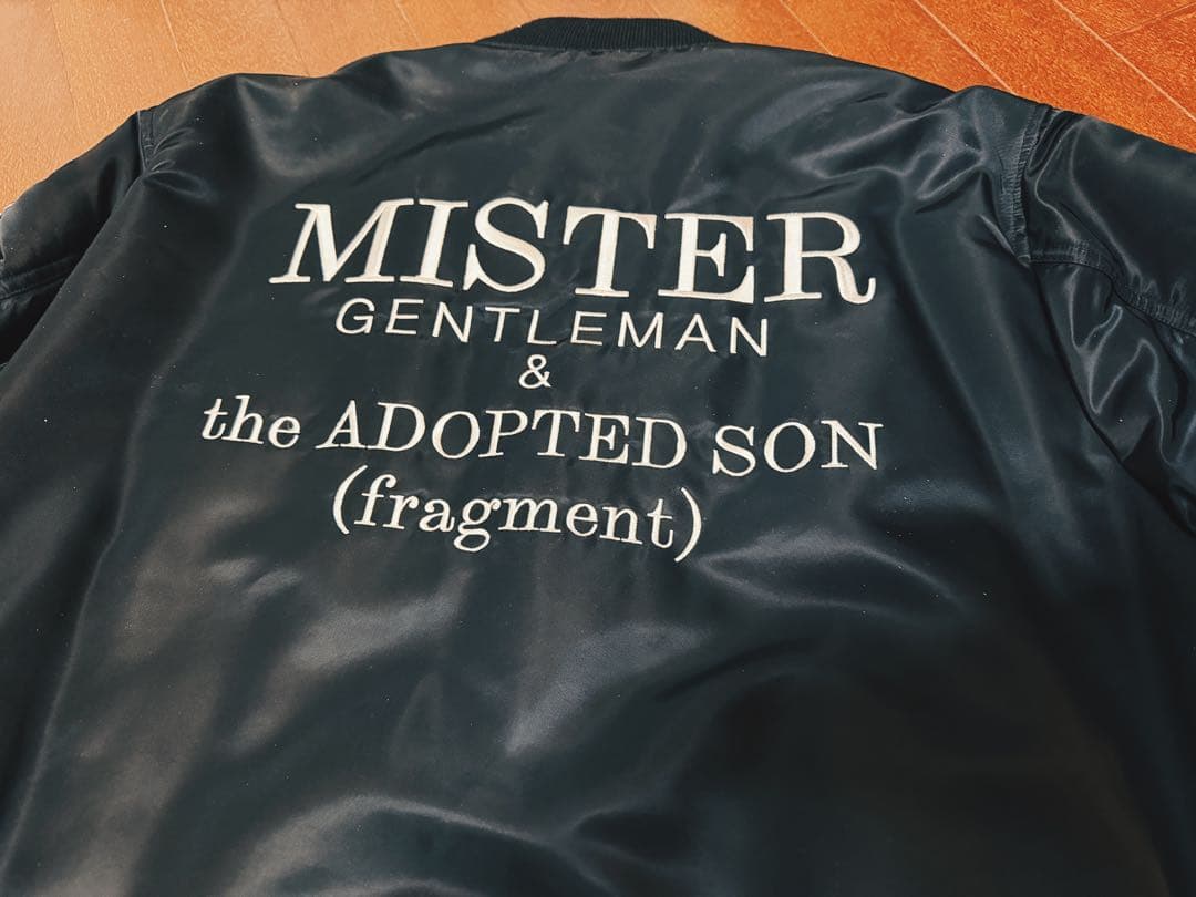 ミスタージェントルマン フラグメントDOUBLEFACE JACKET MA-1