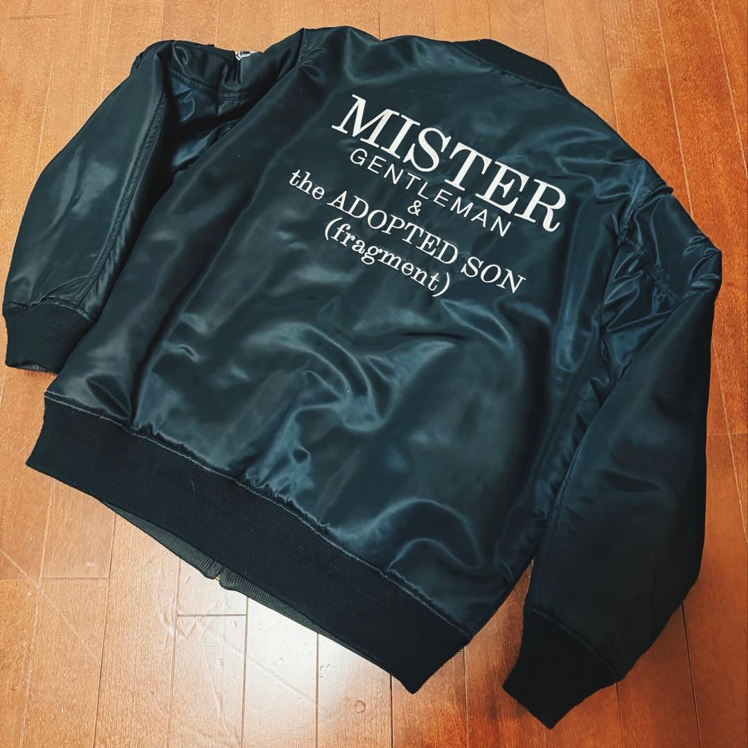 ミスタージェントルマン フラグメントDOUBLEFACE JACKET MA-1