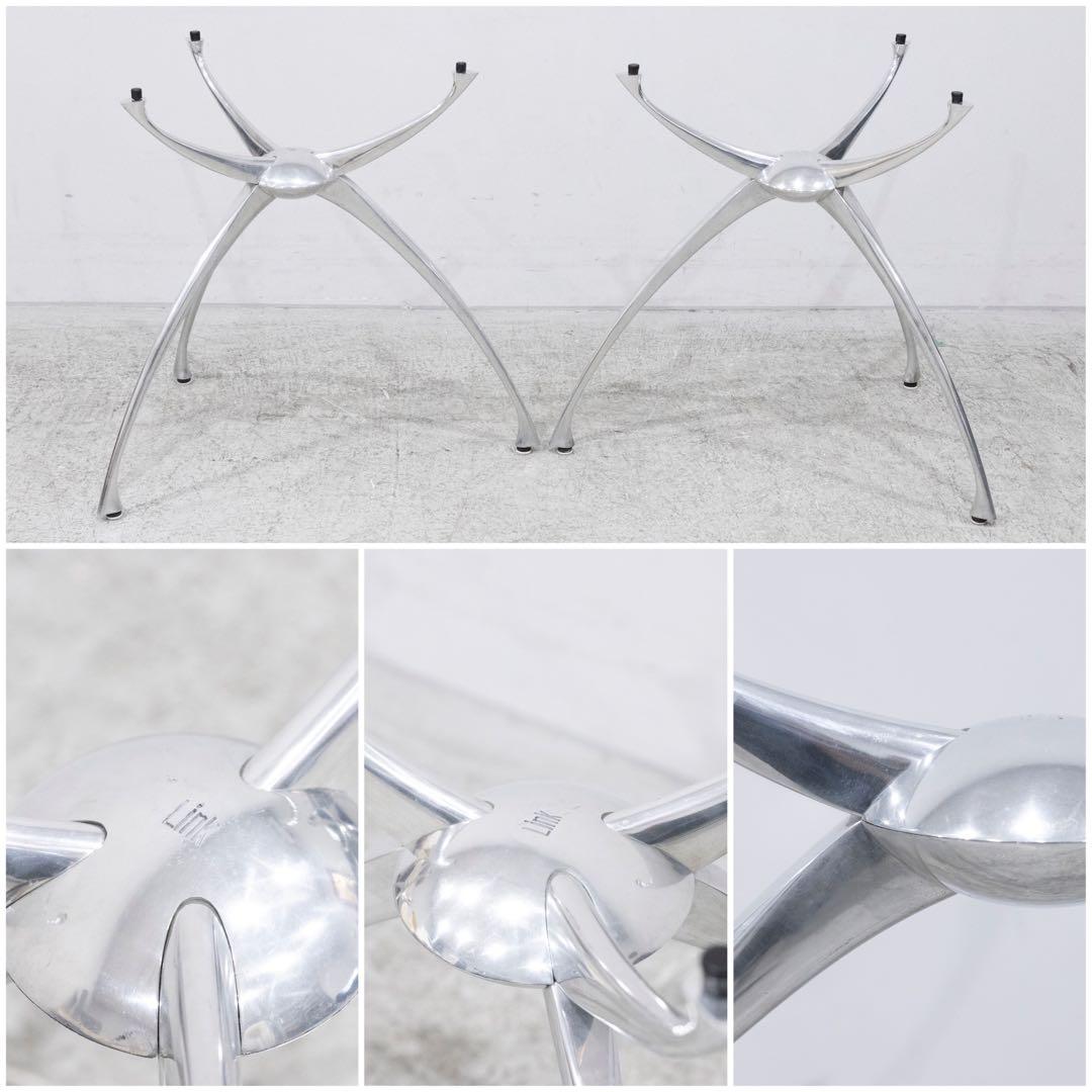 ADAL アダル LINK リンクガラステーブル 会議 ダイニング アルミ