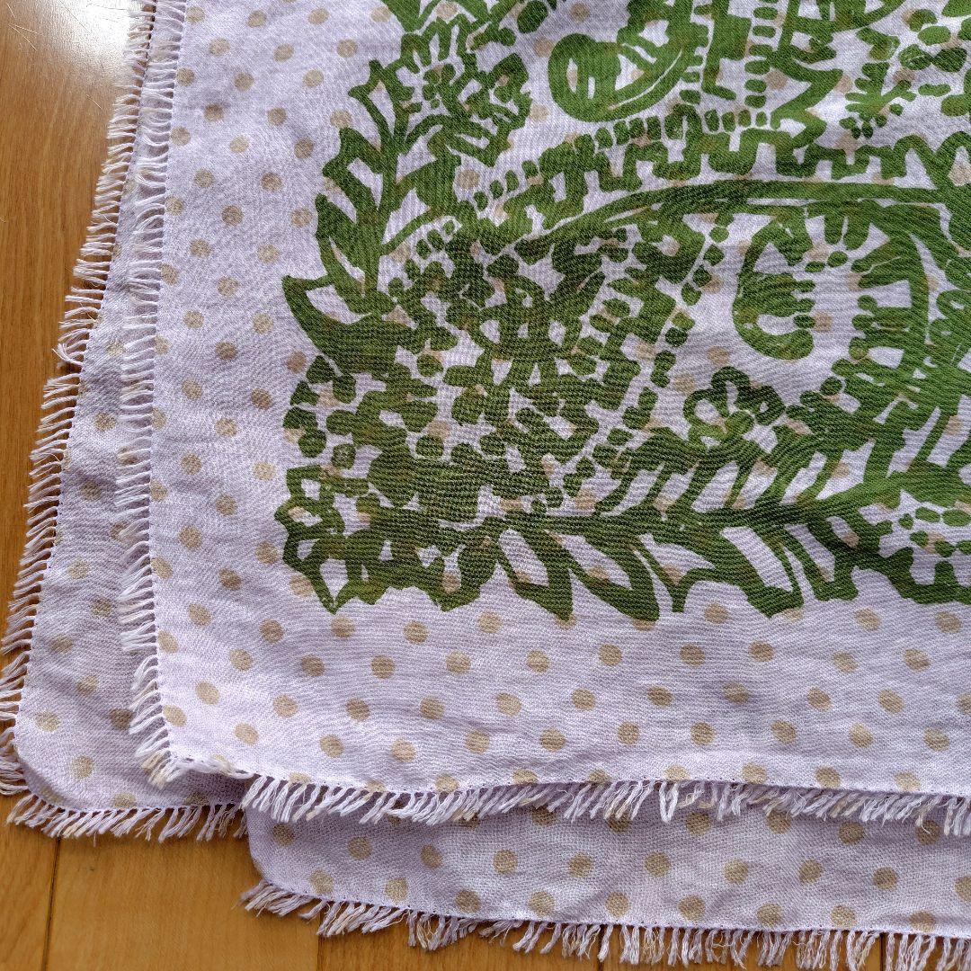 限定お値下げ　45R 　コットンスカーフ　大判