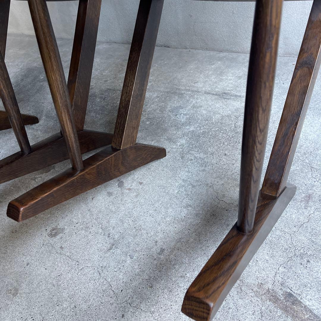 廃盤 希少　オールドヴィンテージ　柏木工　ダイニングチェア　2脚セット