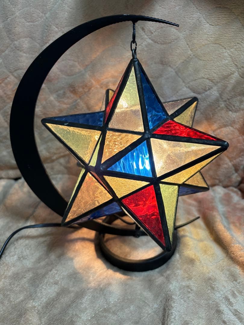 星のランプ ステンドグラス