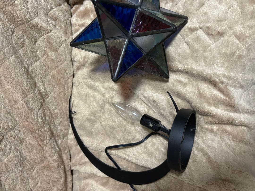 星のランプ ステンドグラス