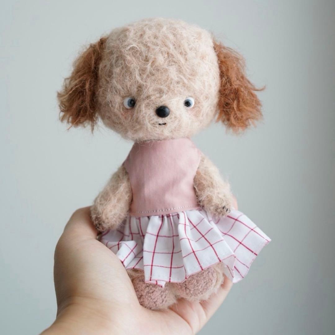 ワンワン小隊 B2ちゃん アーティストベア 海外作家様 犬 ハンドメイド