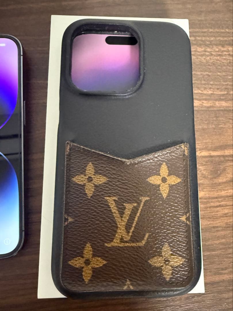 iPhone 14 Pro ディープパープル ルイ・ヴィトンケース付　256GB