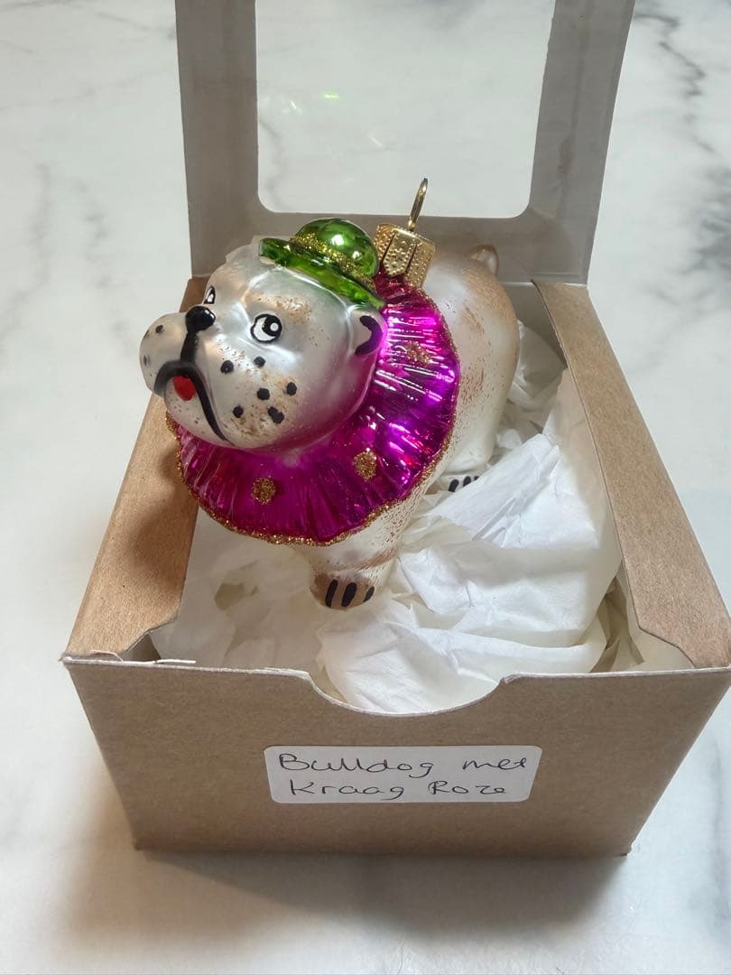 ブルドッグ クリスマスオーナメント アスティエドヴィラット