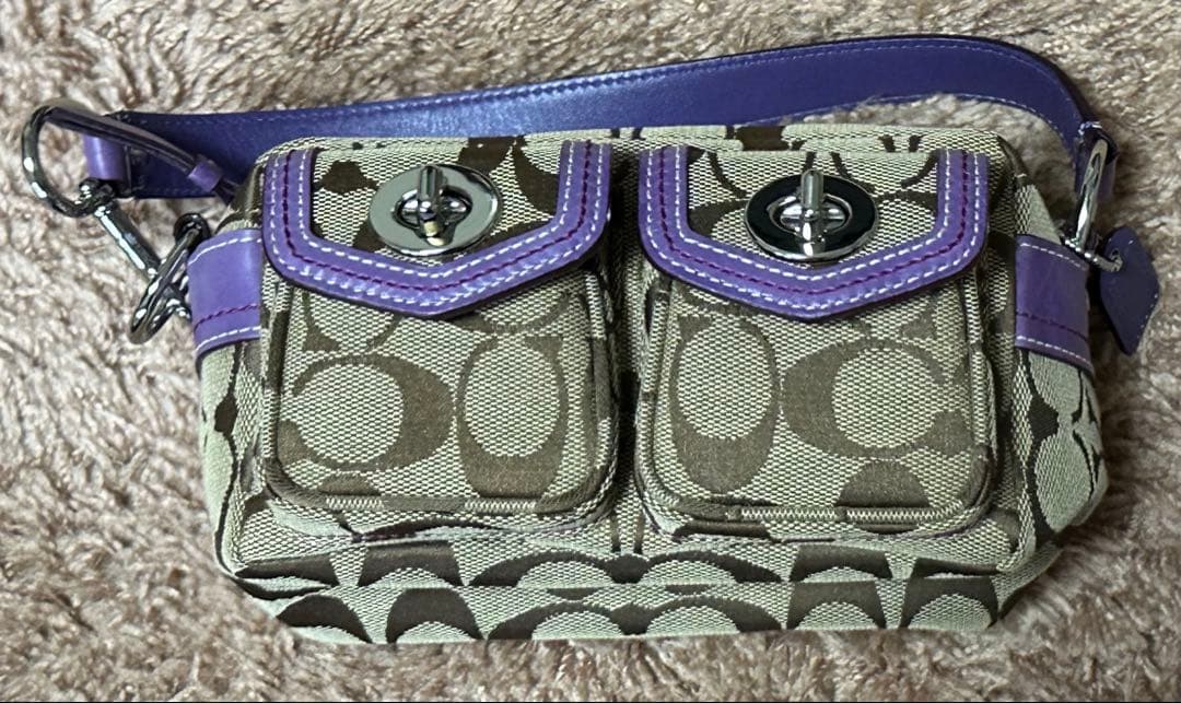 ★Coach/ダブルポケットポーチ