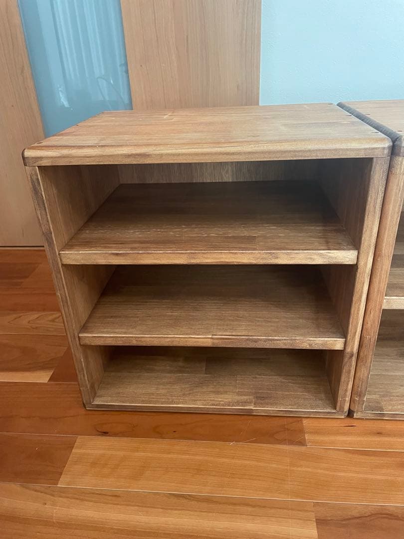 無垢材のユニットボックス⭐︎ オープンシェルフ