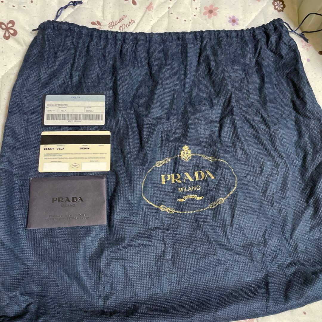 PRADA プラダ リュック ミニ　DENIMU デニムカラー