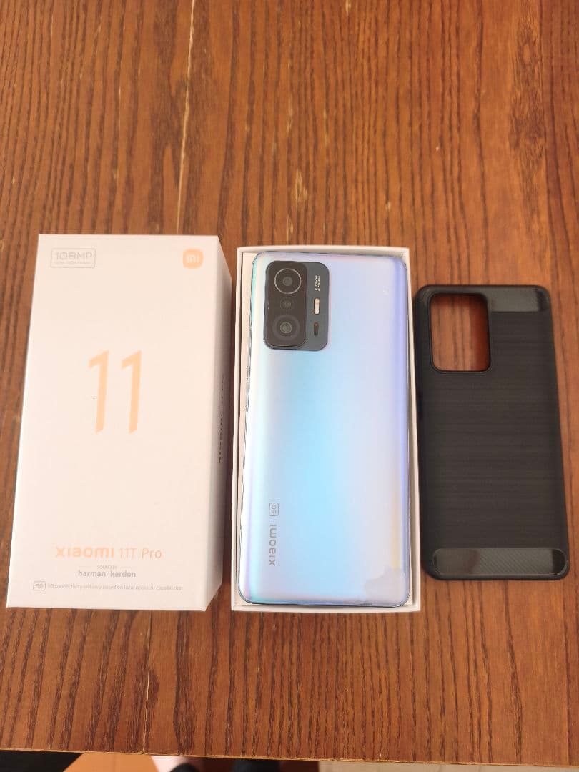 Xiaomi 11Tpro 128G　ブルー　ガラスフィルム+カバー付