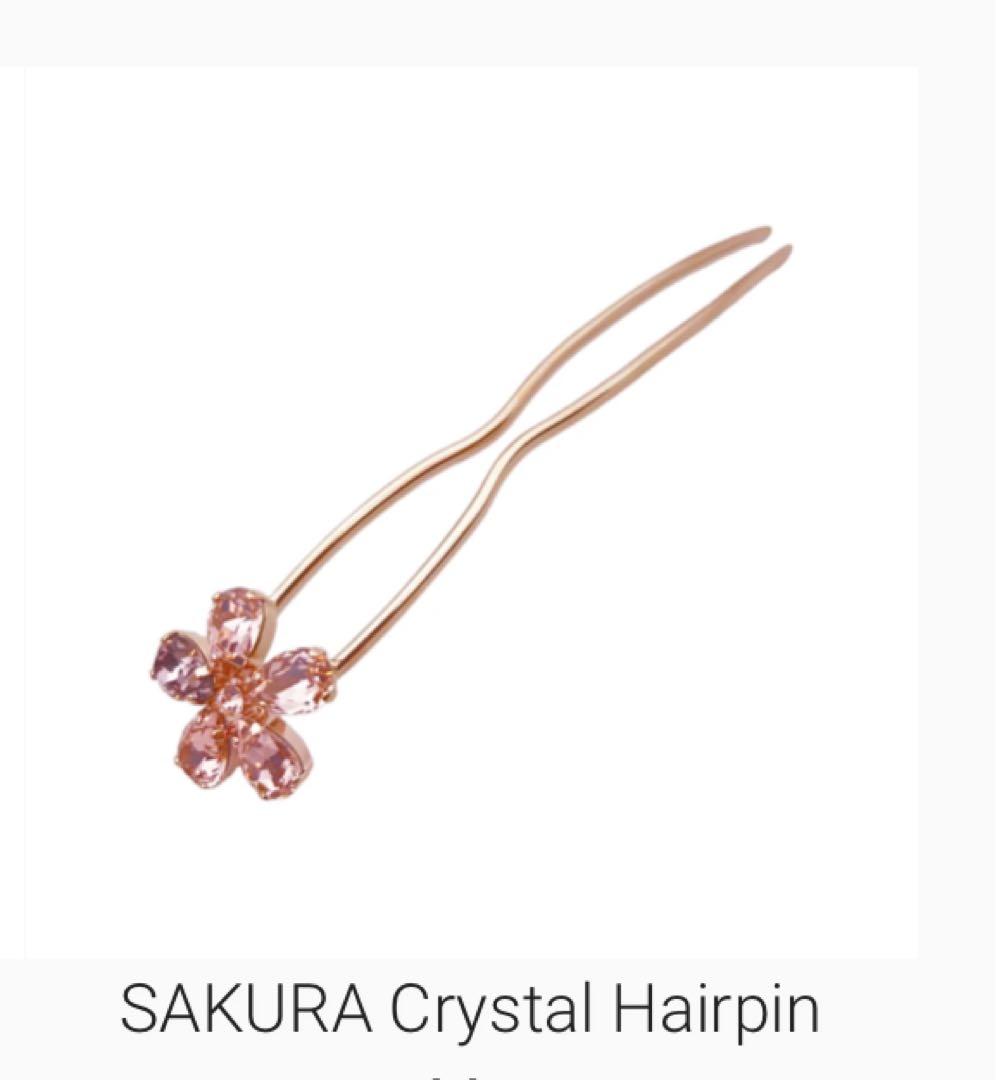 thehairbartokyo 桜クリスタルヘアピン