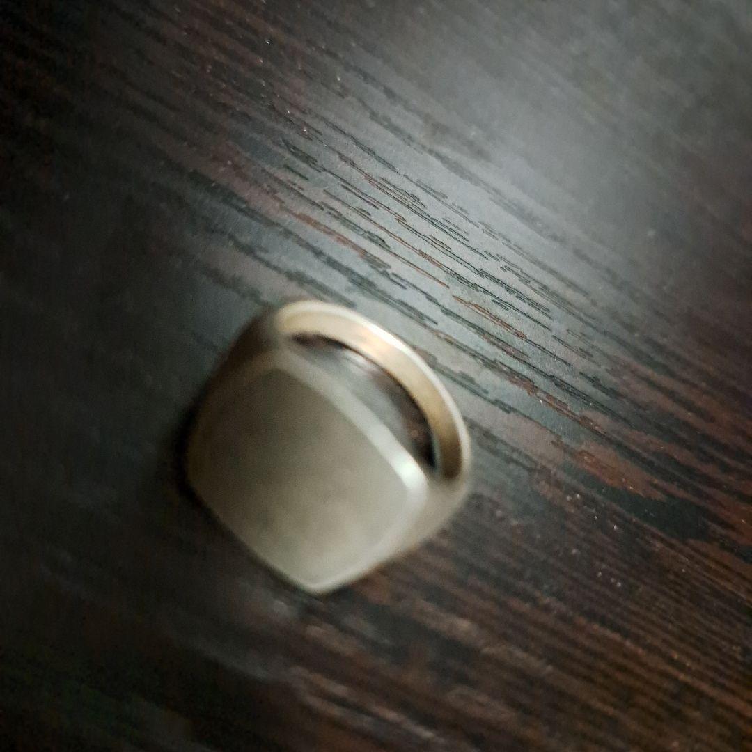 PRY シルバー スクエアリング　7号