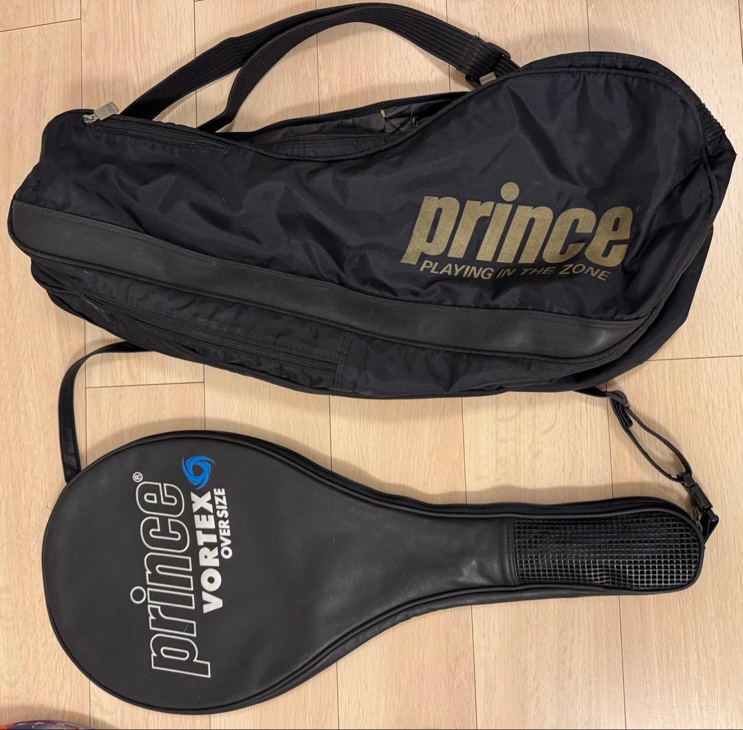 【特価】プリンス、セルジオッキーニなど硬式テニスラケット・シューズセット