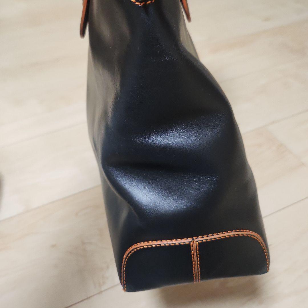 月　美品　TOD's トッズ トートバッグ 肩掛け ブラック レザー
