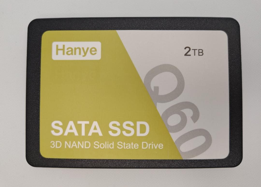 Hanye Q60 2TB SATA SSD 2.5インチ 低使用 正常100%