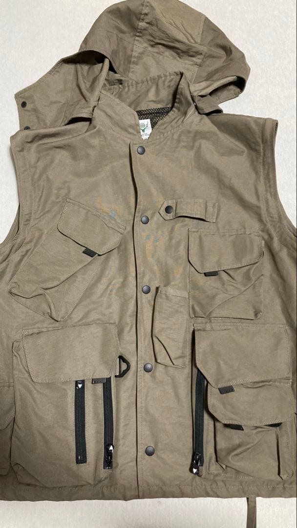South2West8 テンカラ パーカー サイズM グレー系