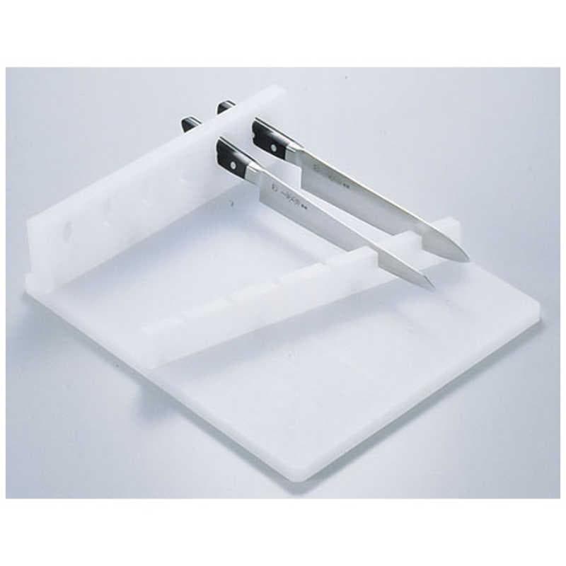 PE　6本用　水平式　庖丁置き台　包丁置き　山県化学