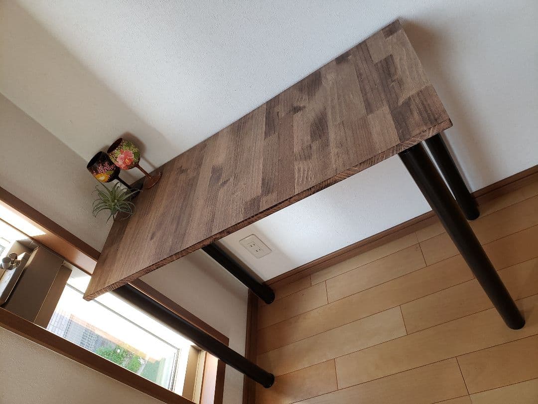 90✕41 アンティークカウンターテーブル　ウォールナット