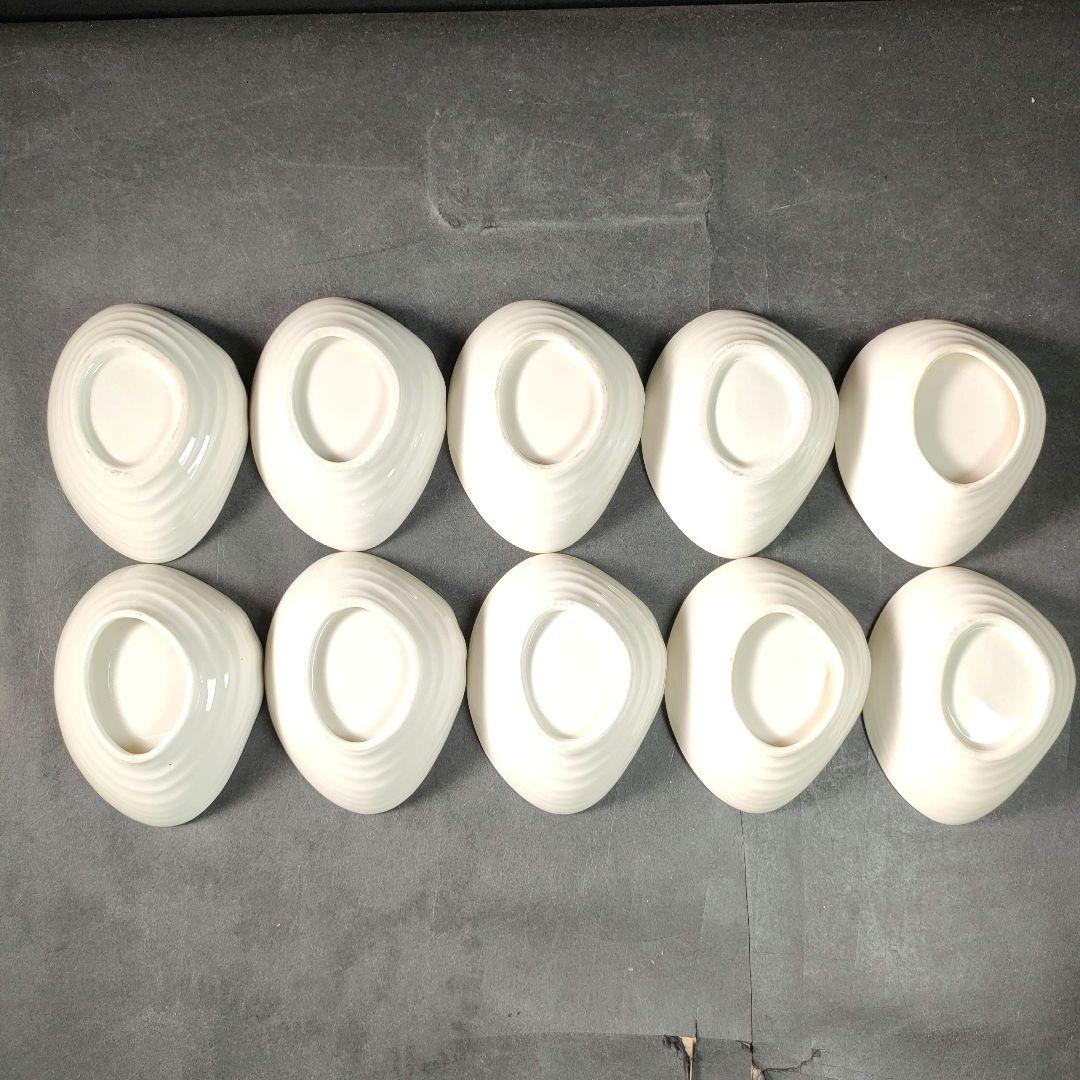 C10-2/金彩波文銘々皿 大皿10客・小皿10客/和食器/懐石料理/懐石道具