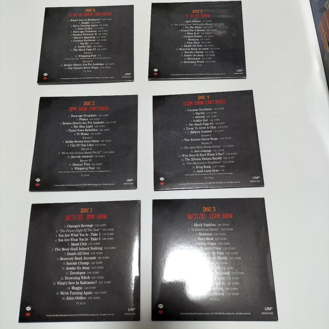 フランク・ザッパ ハロウィン 81 ボックスセット　CD　中古