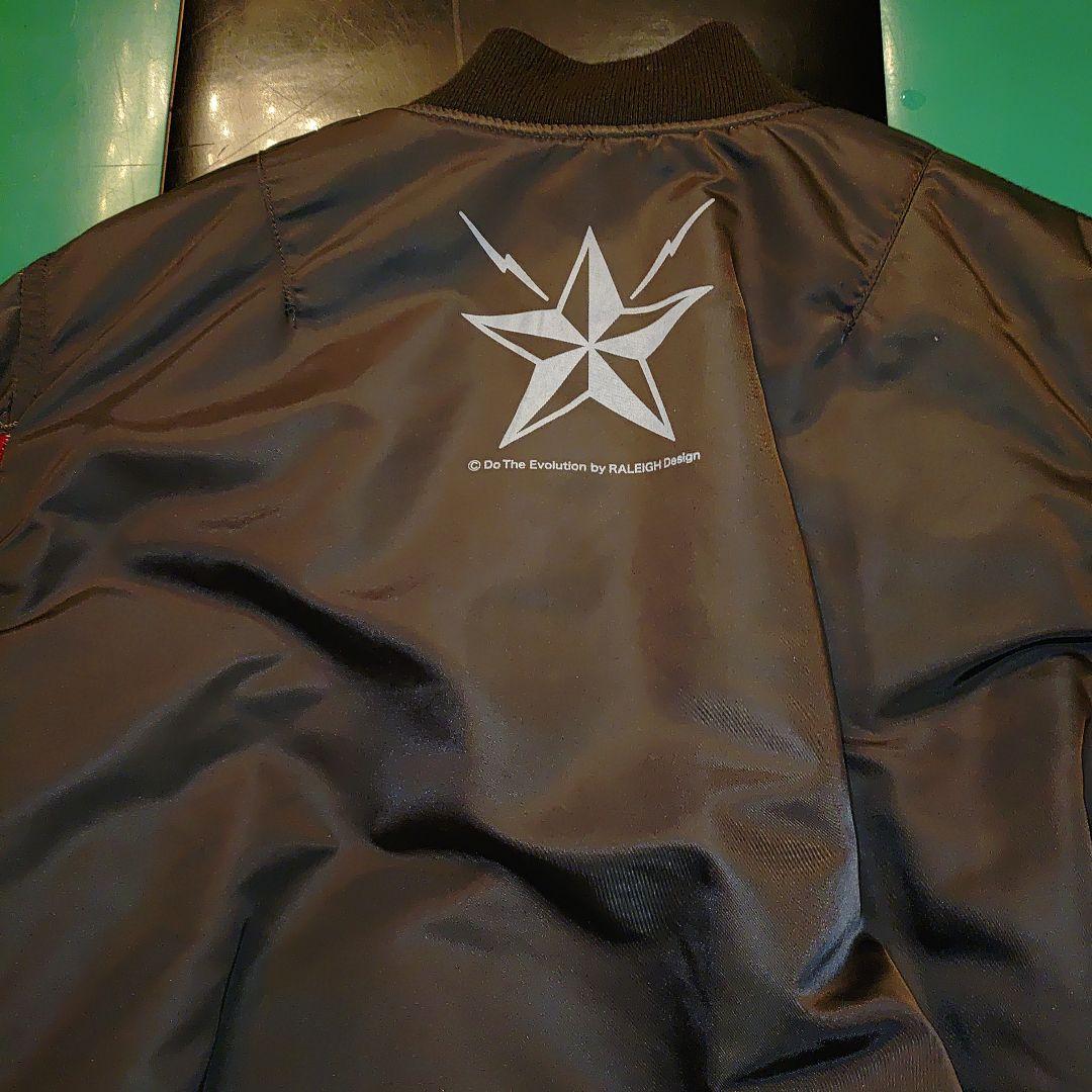 RALEIGH リメイクMA-1 ラリー カーキ トリコロール