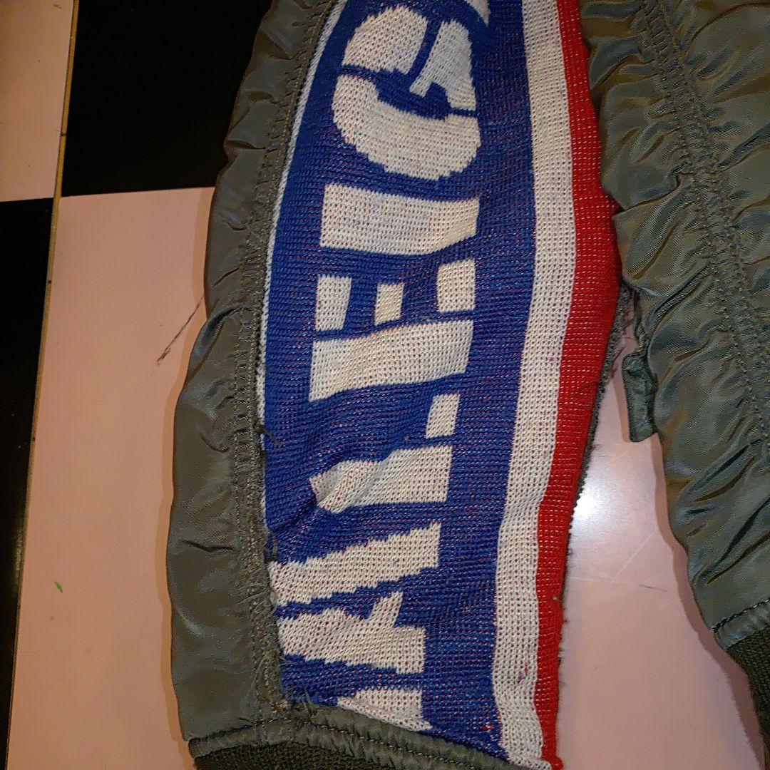 RALEIGH リメイクMA-1 ラリー カーキ トリコロール