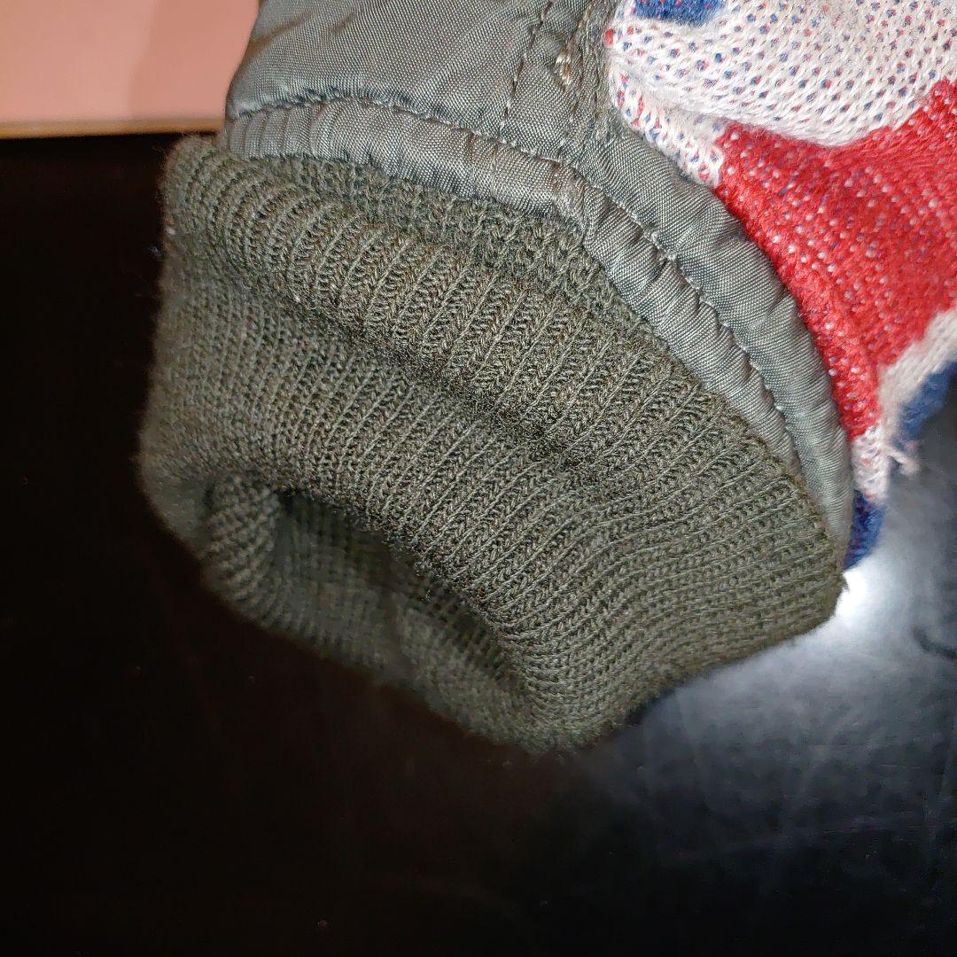 RALEIGH リメイクMA-1 ラリー カーキ トリコロール