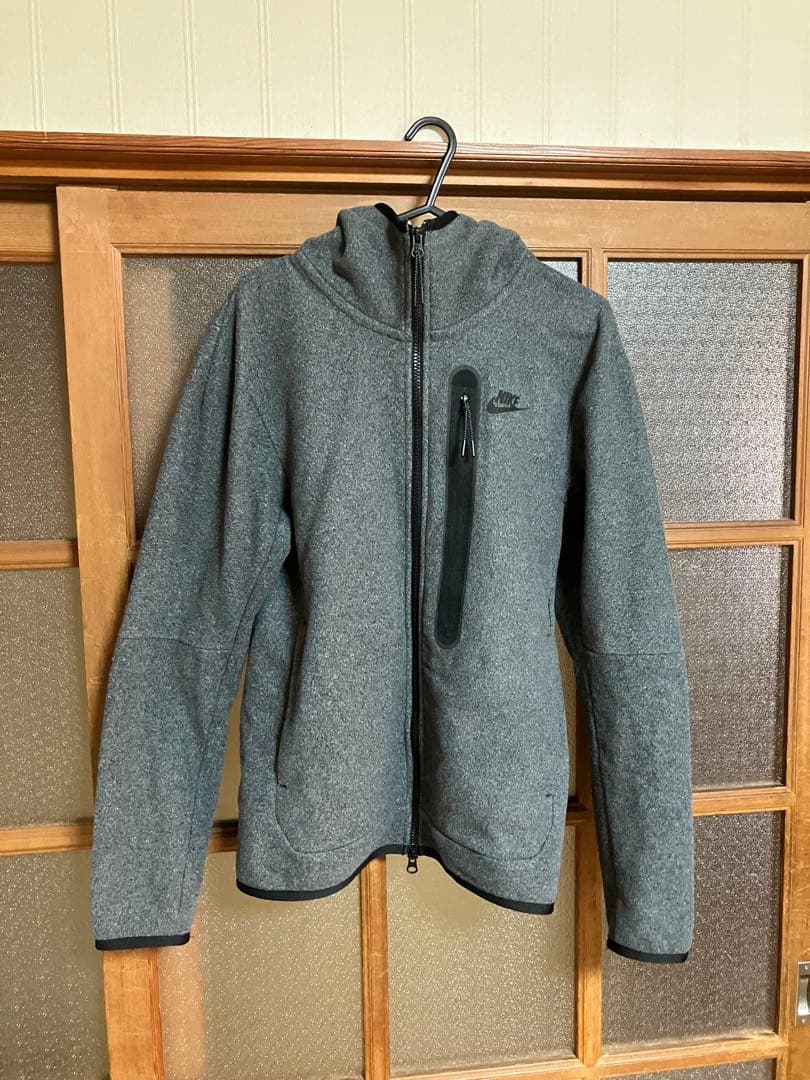 Sサイズ　ナイキ テックフリース セットアップ 上下 フーディ ジョガー グレー