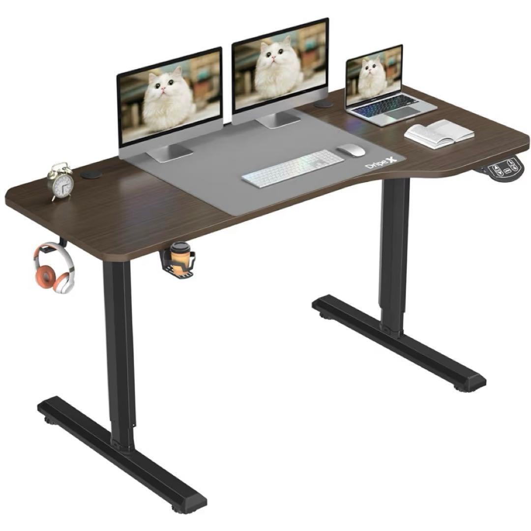 Dripex 電動昇降デスク 幅160cm 奥行75cm 簡単組立