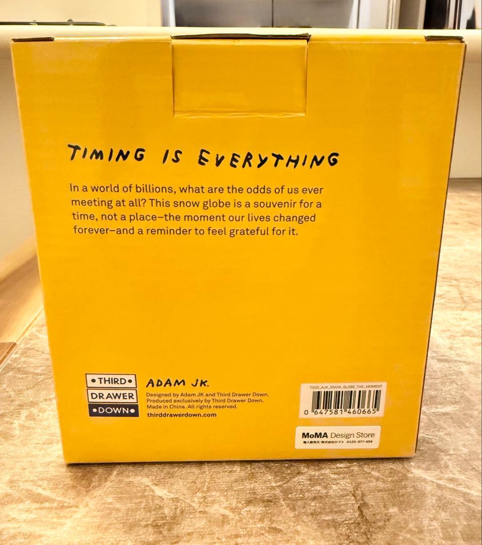 新品 未開封 MOMA モマ The Moment We Met スノードーム