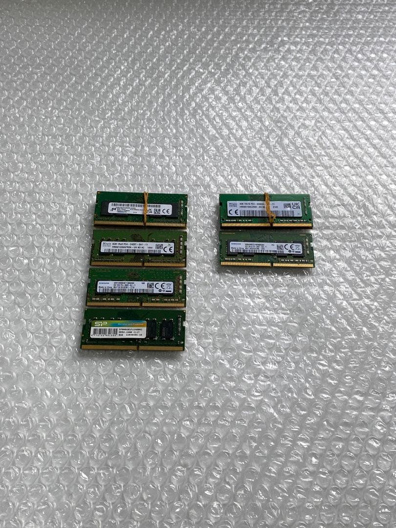 メモリー ノート用 DDR4 8GB/5枚 4GB/3枚 計8枚 6種 ジャンク
