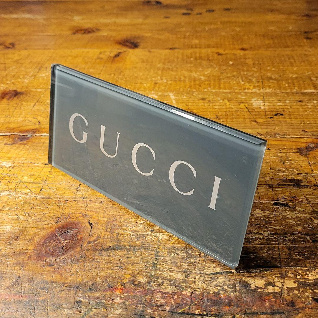 【非売品】希少 GUCCI グッチ オブジェ プレート ディスプレイ 販売店